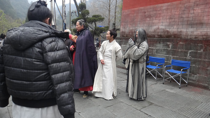 我馆学员参加《新白发魔女传》武当山取景拍摄
